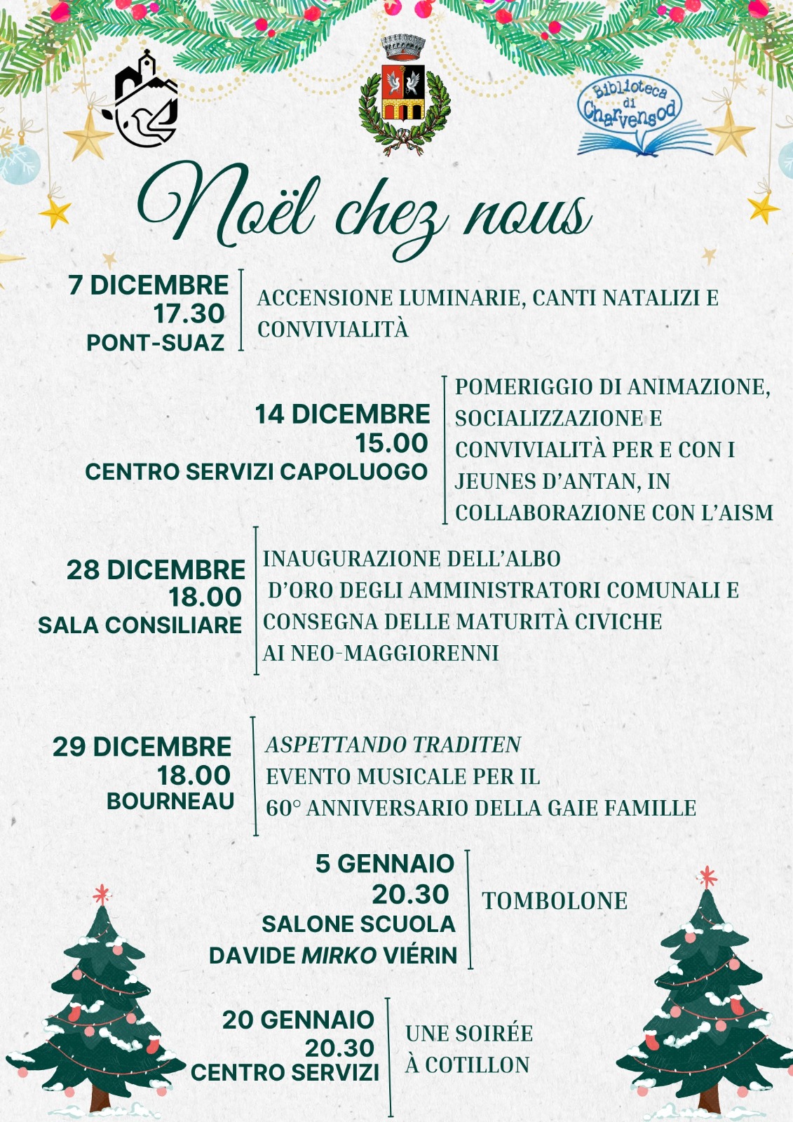 Programma eventi